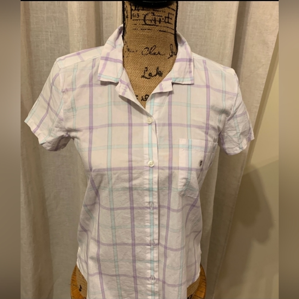 NWOT, aerie, Short Sleeve Button Down